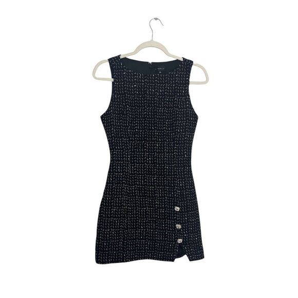 MAJORELLE Sabella Mini Dress in Black - Picture 8 of 10